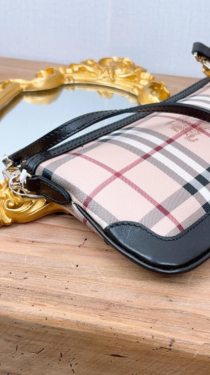Burberry Chekered Peyton Crossbody Bag