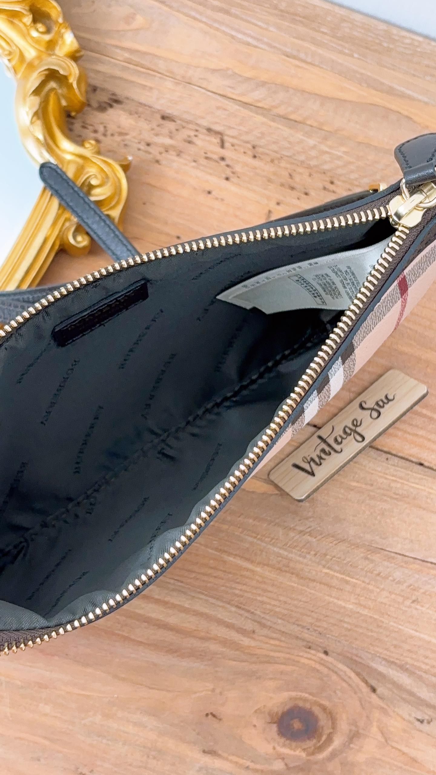 Burberry Chekered Peyton Crossbody Bag