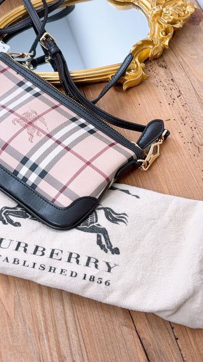 Burberry Chekered Peyton Crossbody Bag