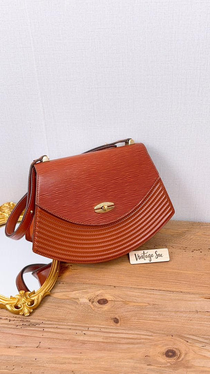 LV Brown Epi Tilsitt Shoulder Bag