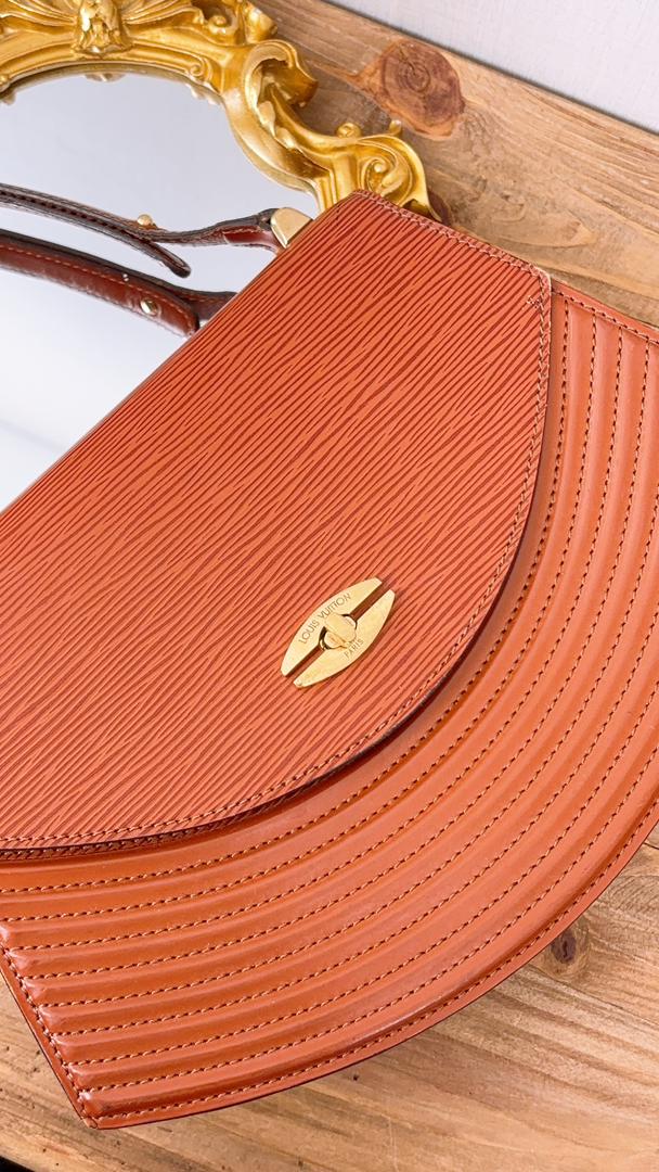 LV Brown Epi Tilsitt Shoulder Bag