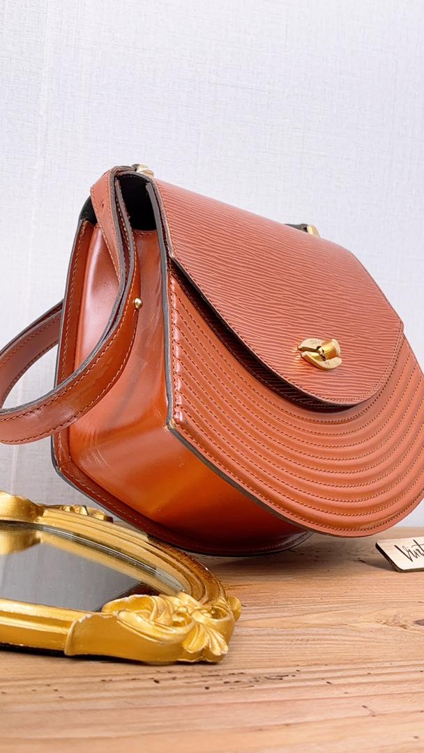LV Brown Epi Tilsitt Shoulder Bag