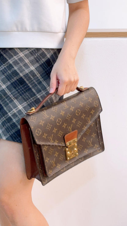 LV Monogram Vintage Monceau 28 Bag