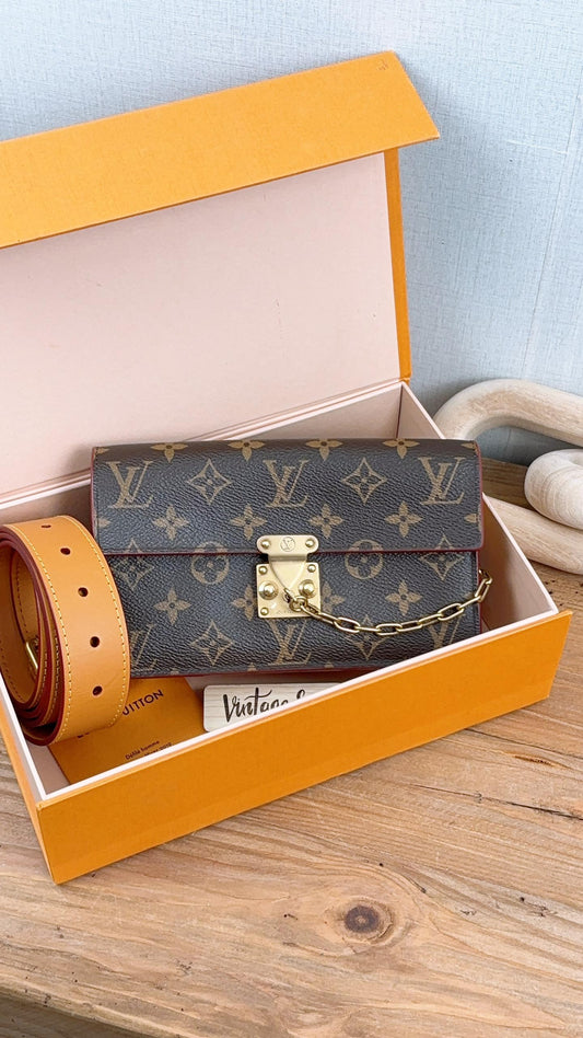 LV Monogram S-Lock Belt Pouch