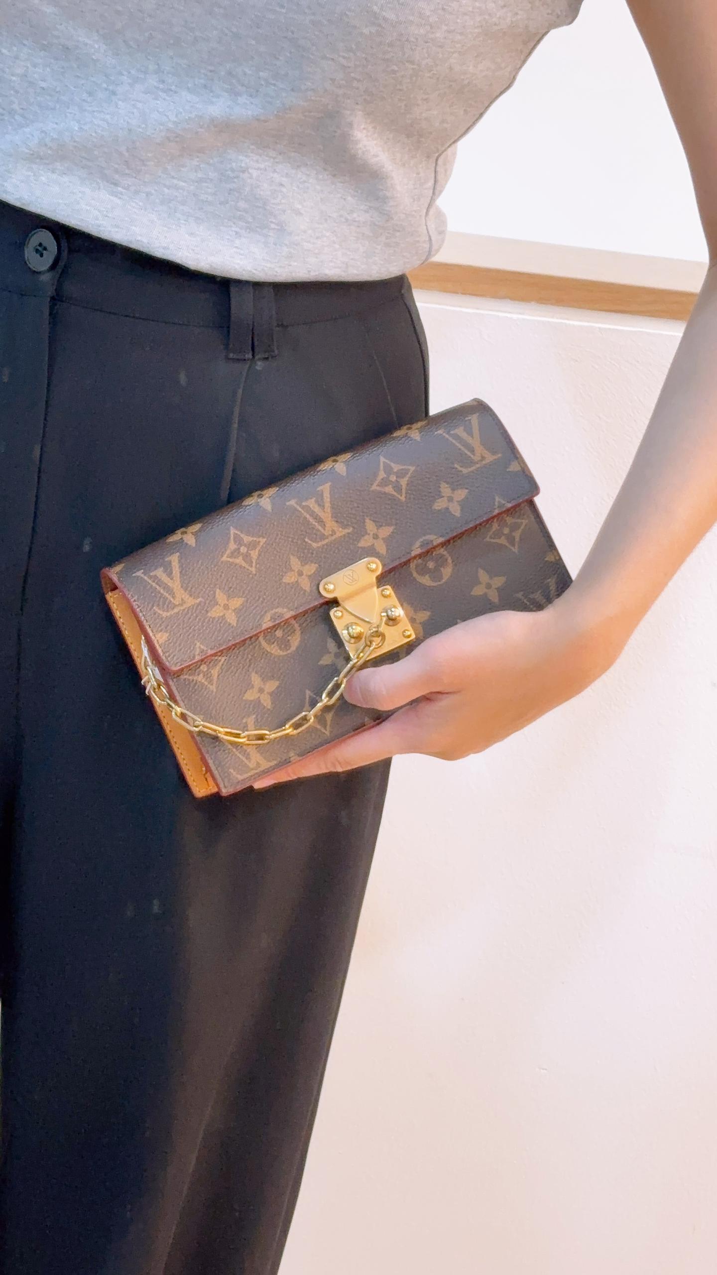 LV Monogram S-Lock Belt Pouch