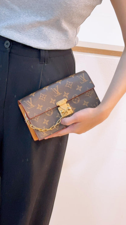 LV Monogram S-Lock Belt Pouch