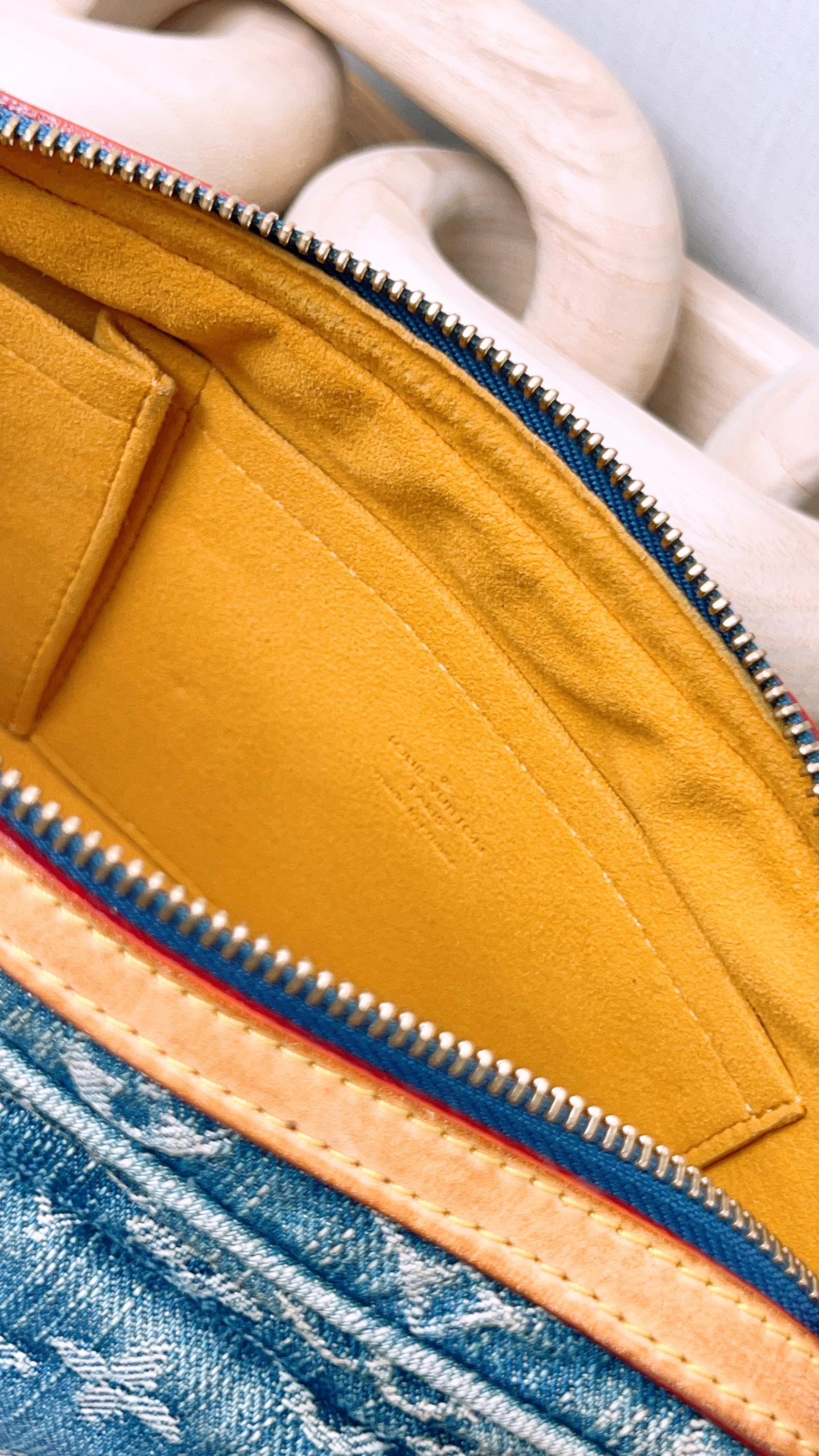 LV Monogram Denim Belt Bag