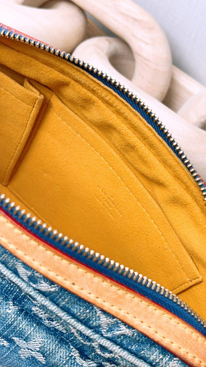 LV Monogram Denim Belt Bag