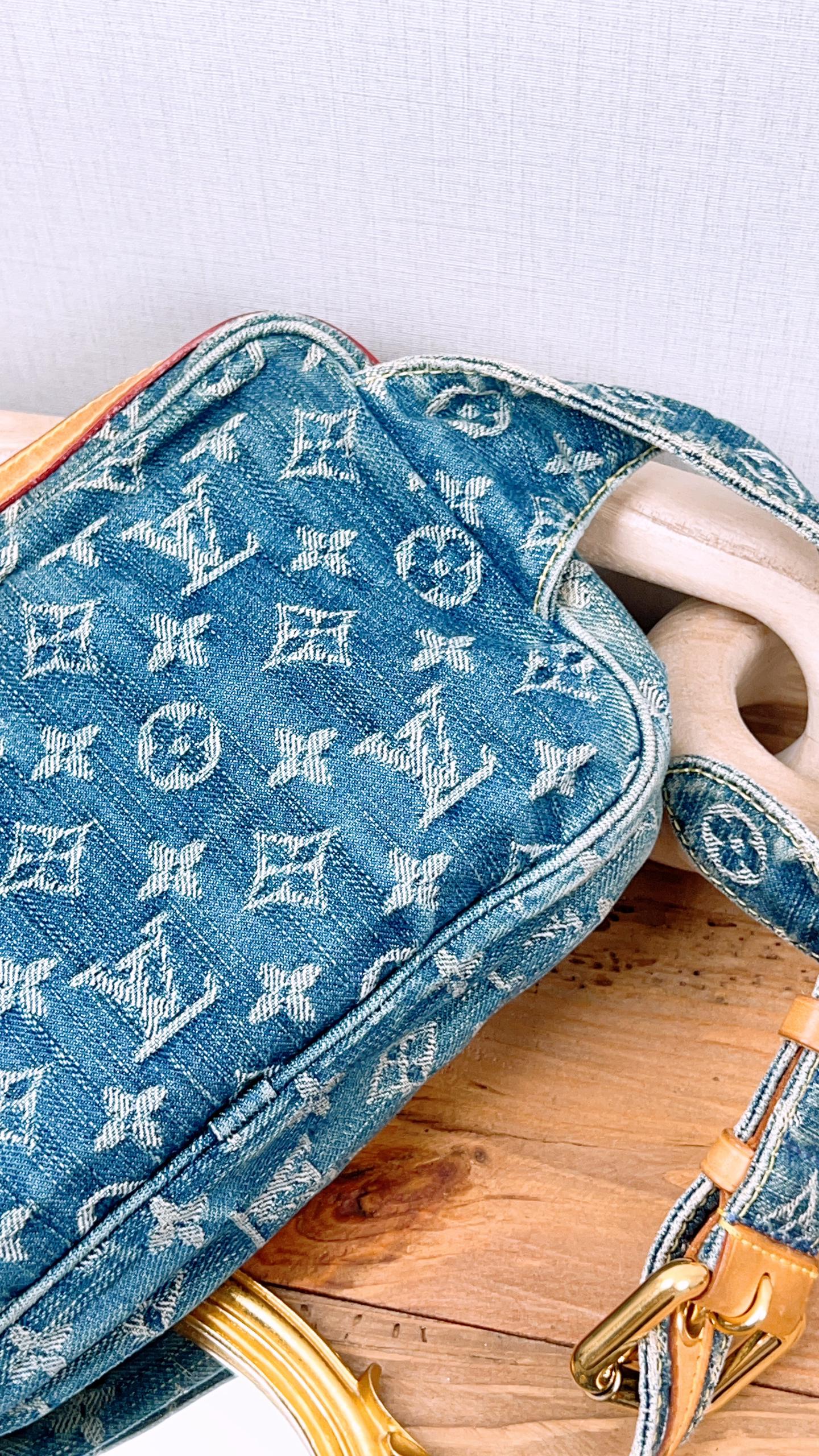 LV Monogram Denim Belt Bag