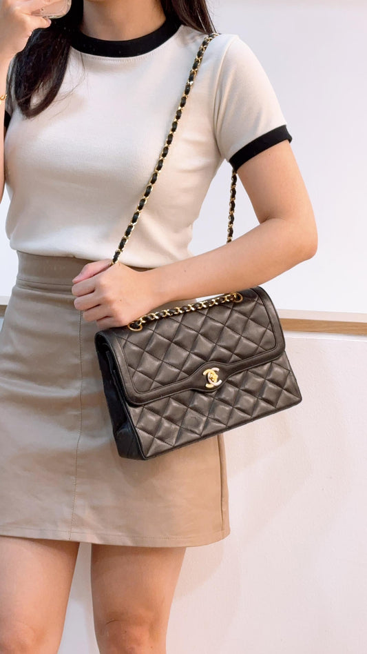 Chloe Navy Small Woody Basket
