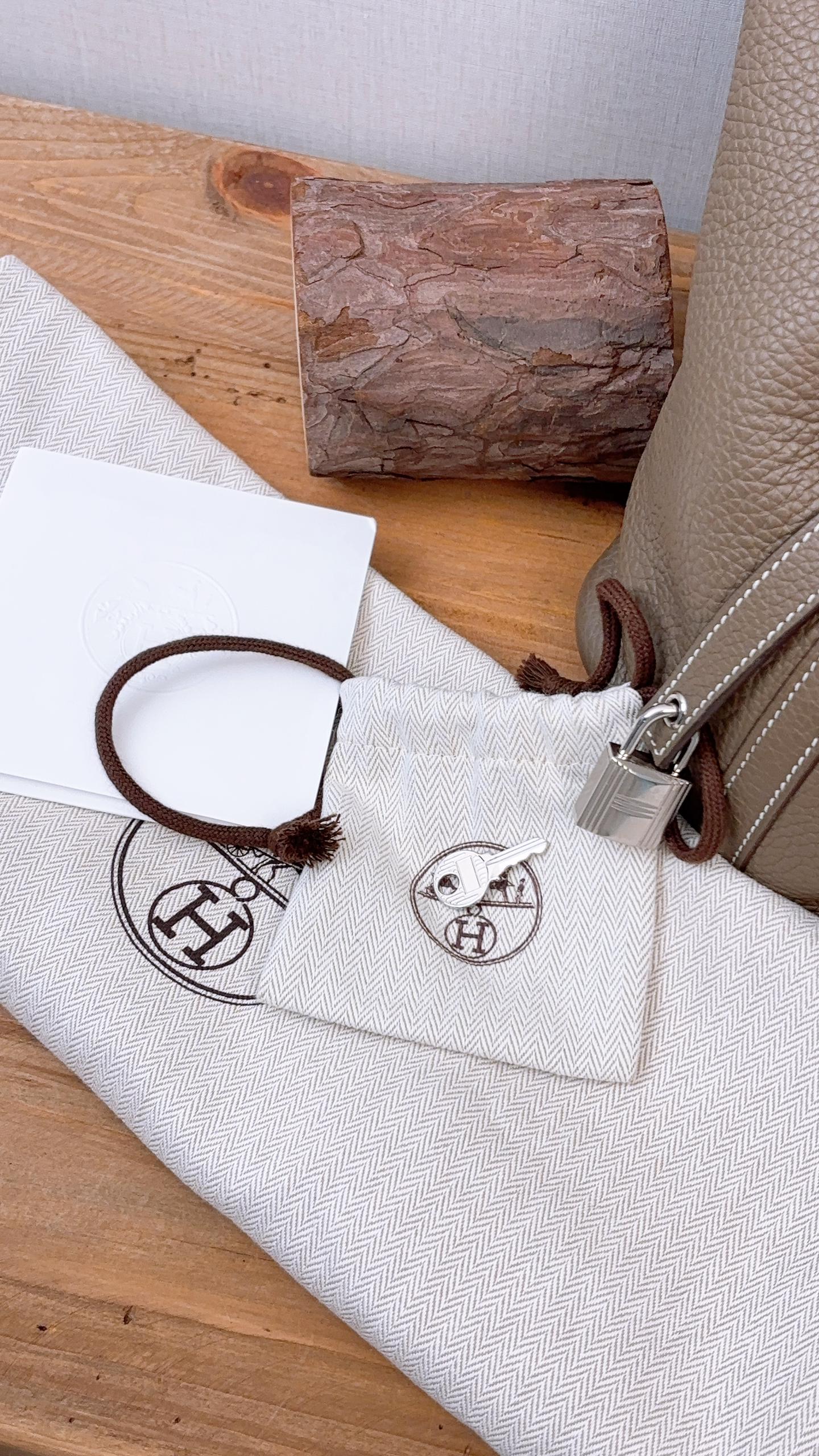 Hermes Etoupe Picotin 22 (PHW)