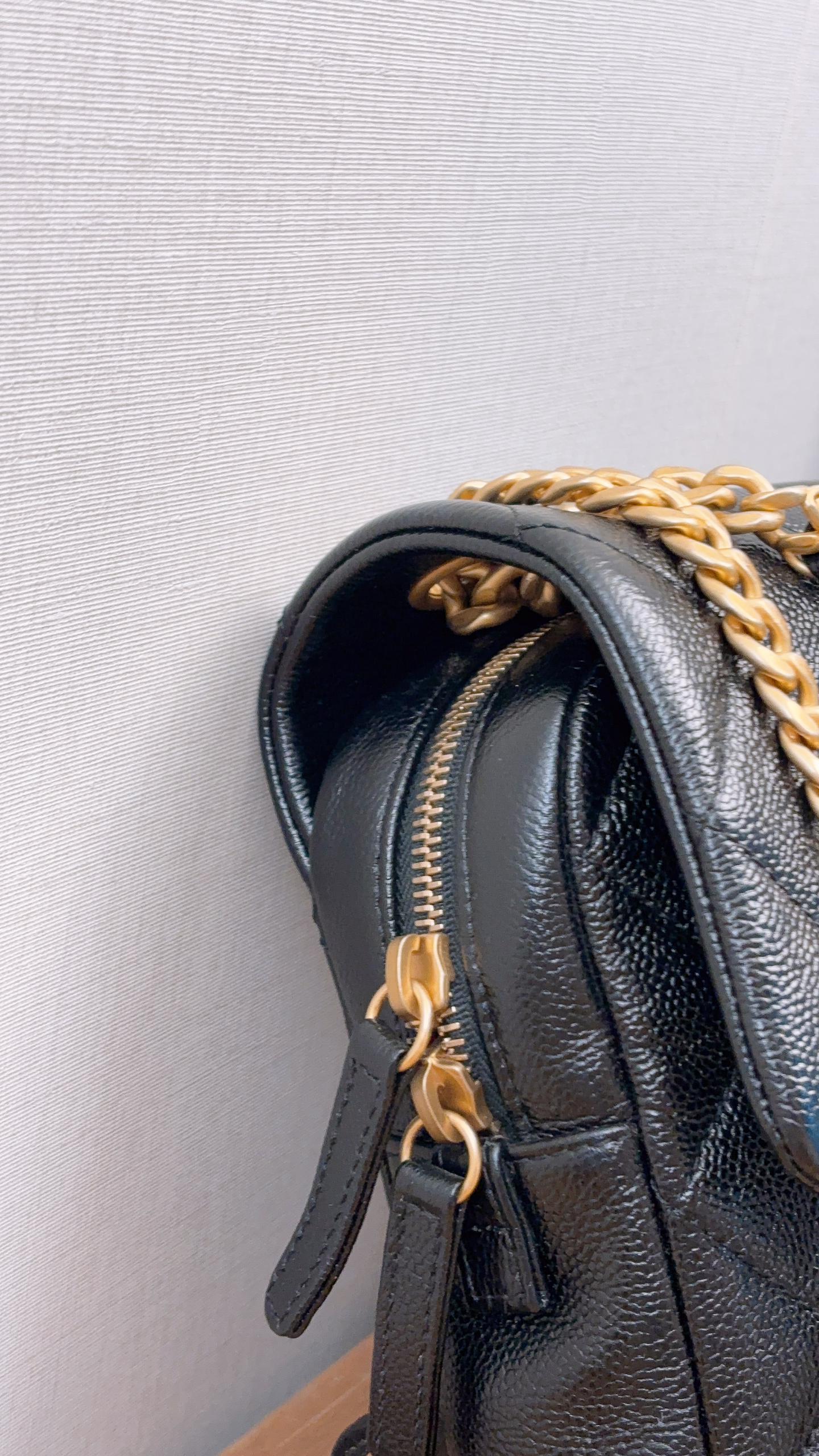 Chanel Black Caviar Melody Backpack (GHW)
