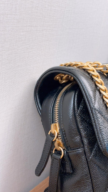 Chanel Black Caviar Melody Backpack (GHW)