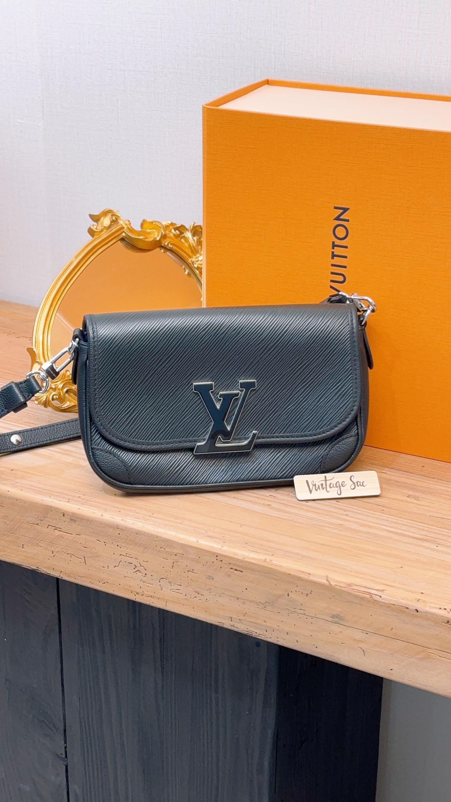LV Black Epi Buci