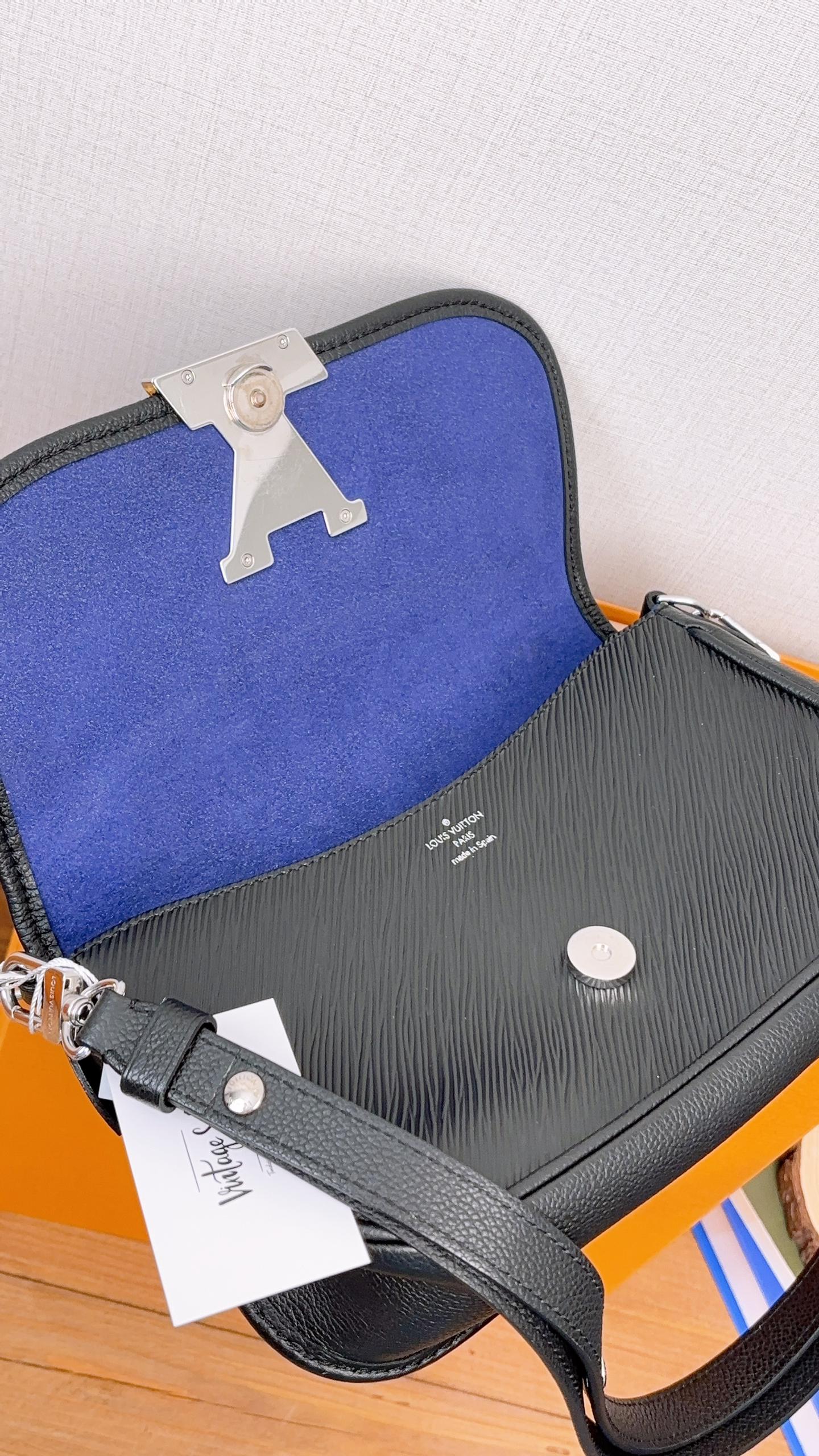 LV Black Epi Buci