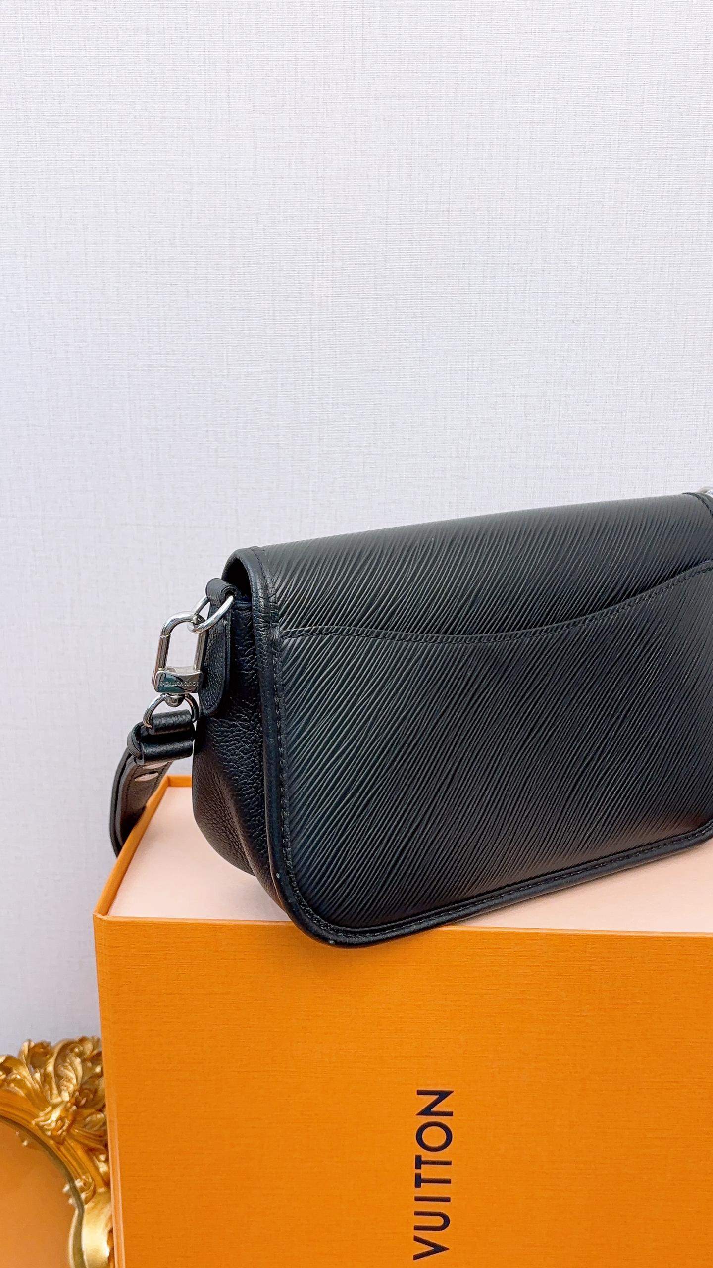 LV Black Epi Buci
