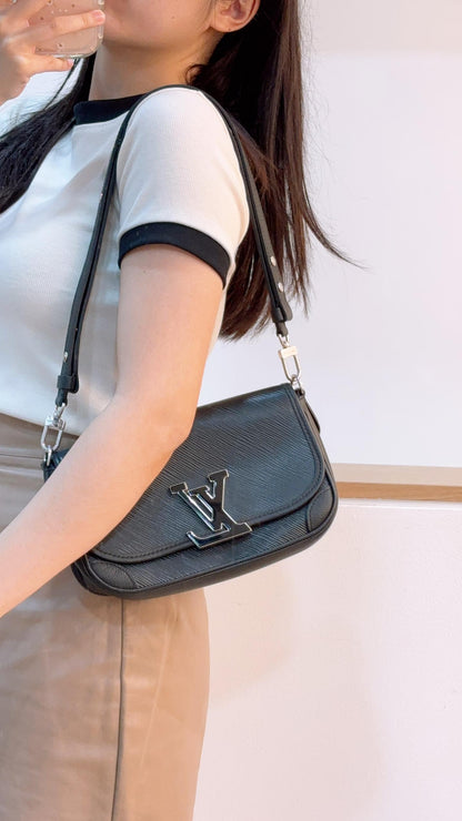 LV Black Epi Buci