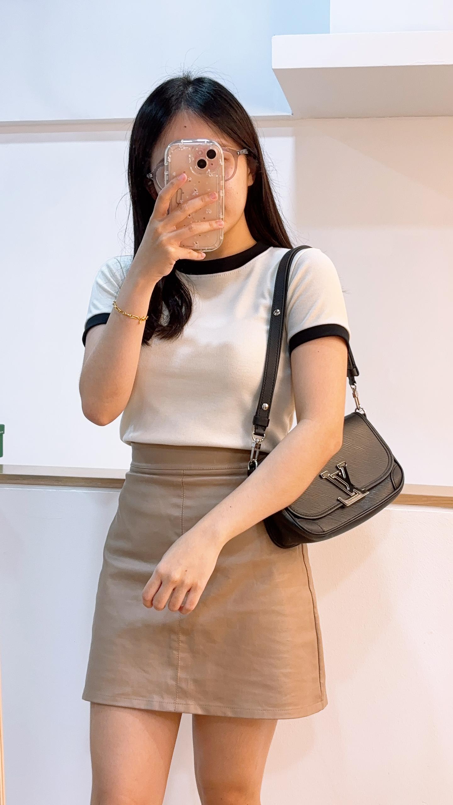 LV Black Epi Buci