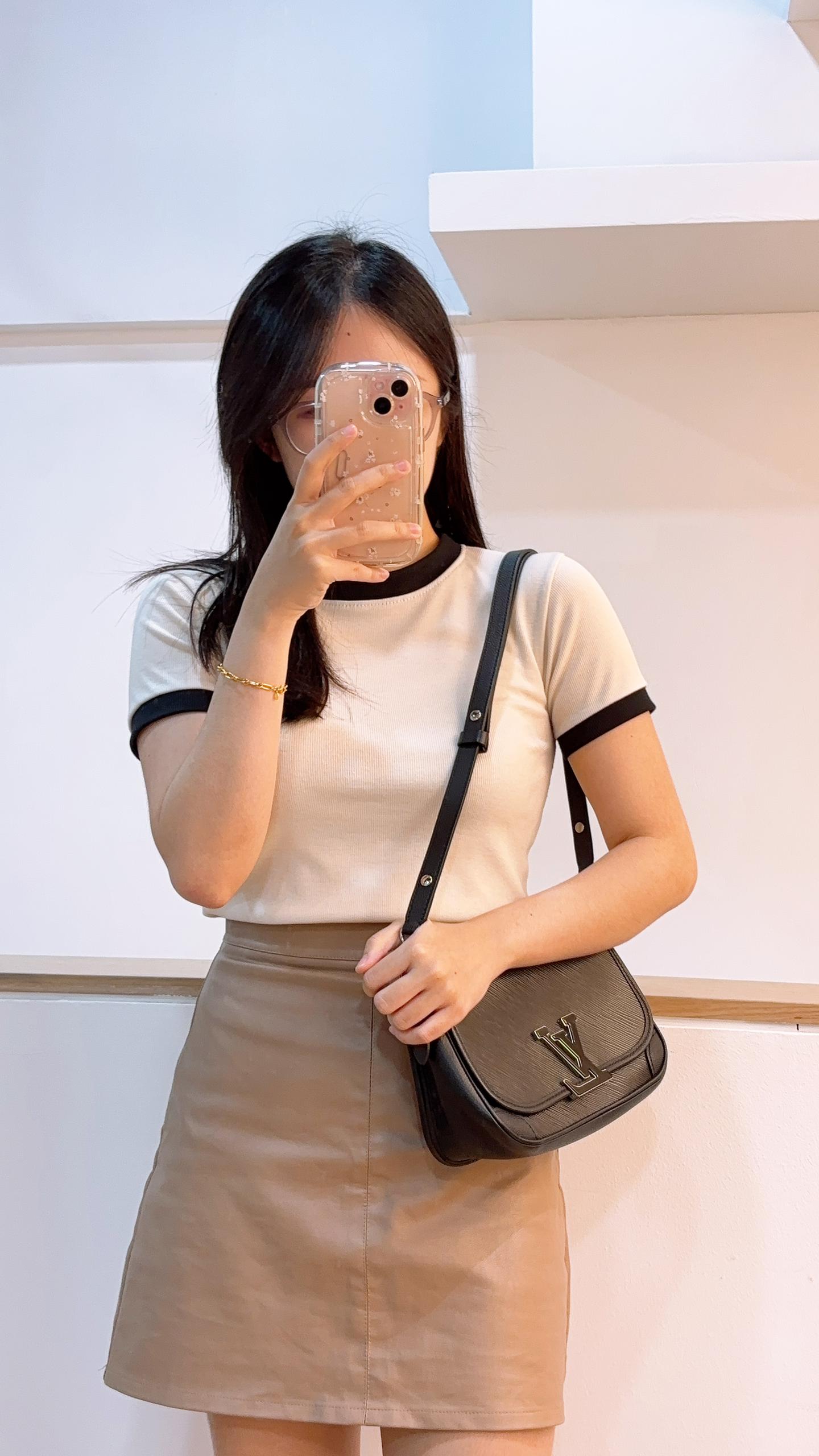 LV Black Epi Buci