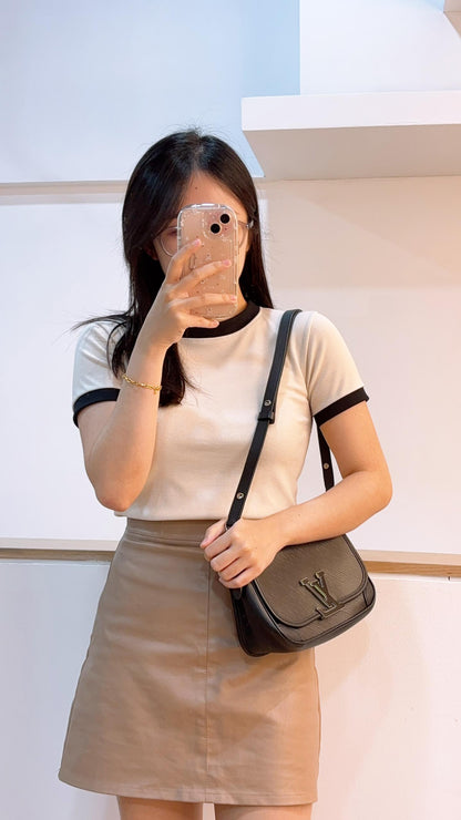 LV Black Epi Buci