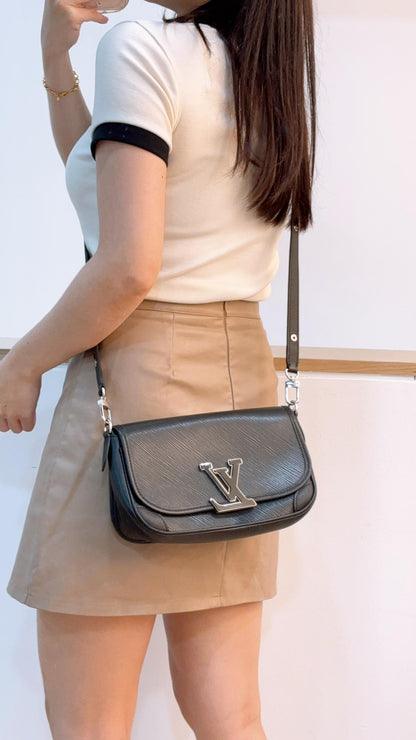 LV Black Epi Buci