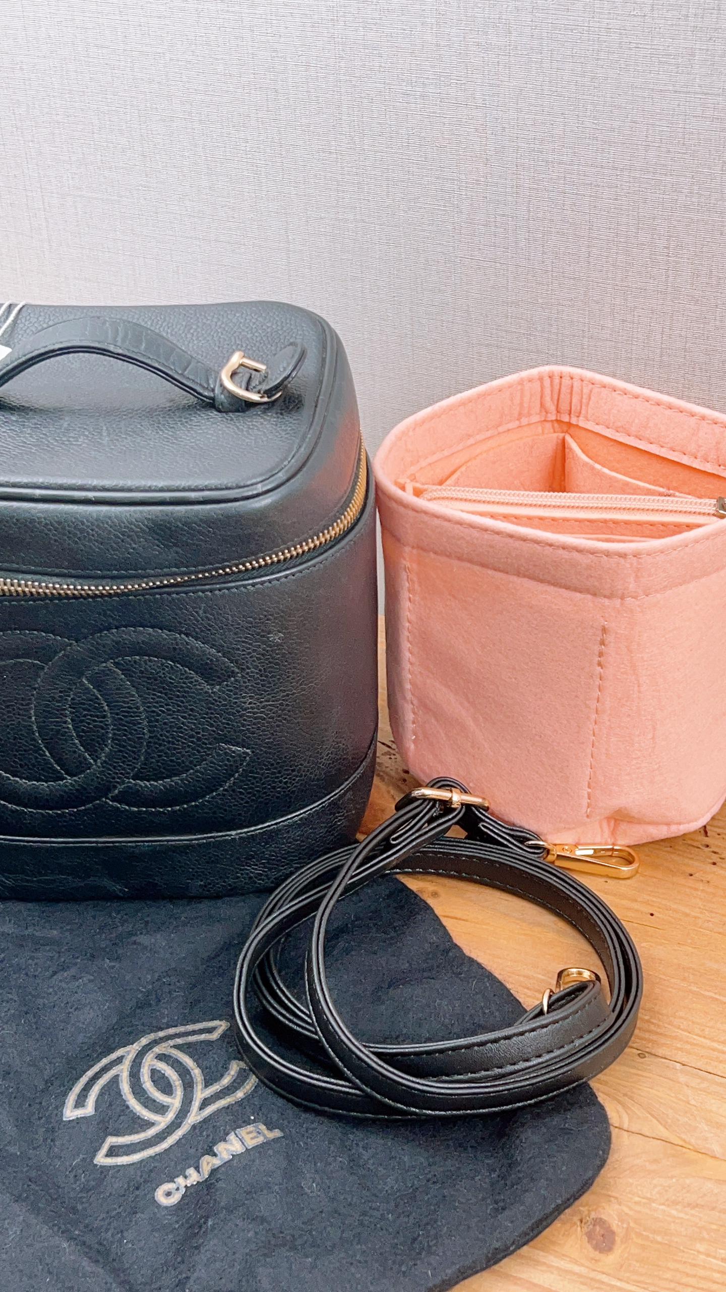 Chanel Caviar Black Vintage Vanity