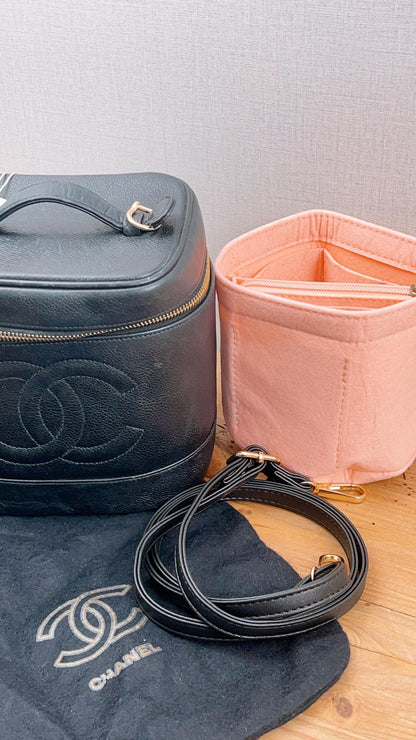 Chanel Caviar Black Vintage Vanity