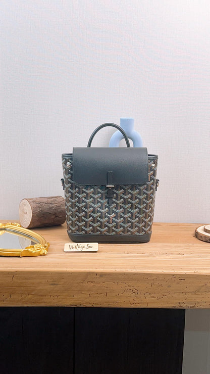 Goyard Black Goyardine Alpin Mini Backpack
