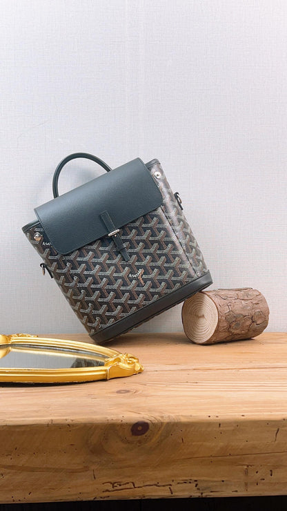 Goyard Black Goyardine Alpin Mini Backpack