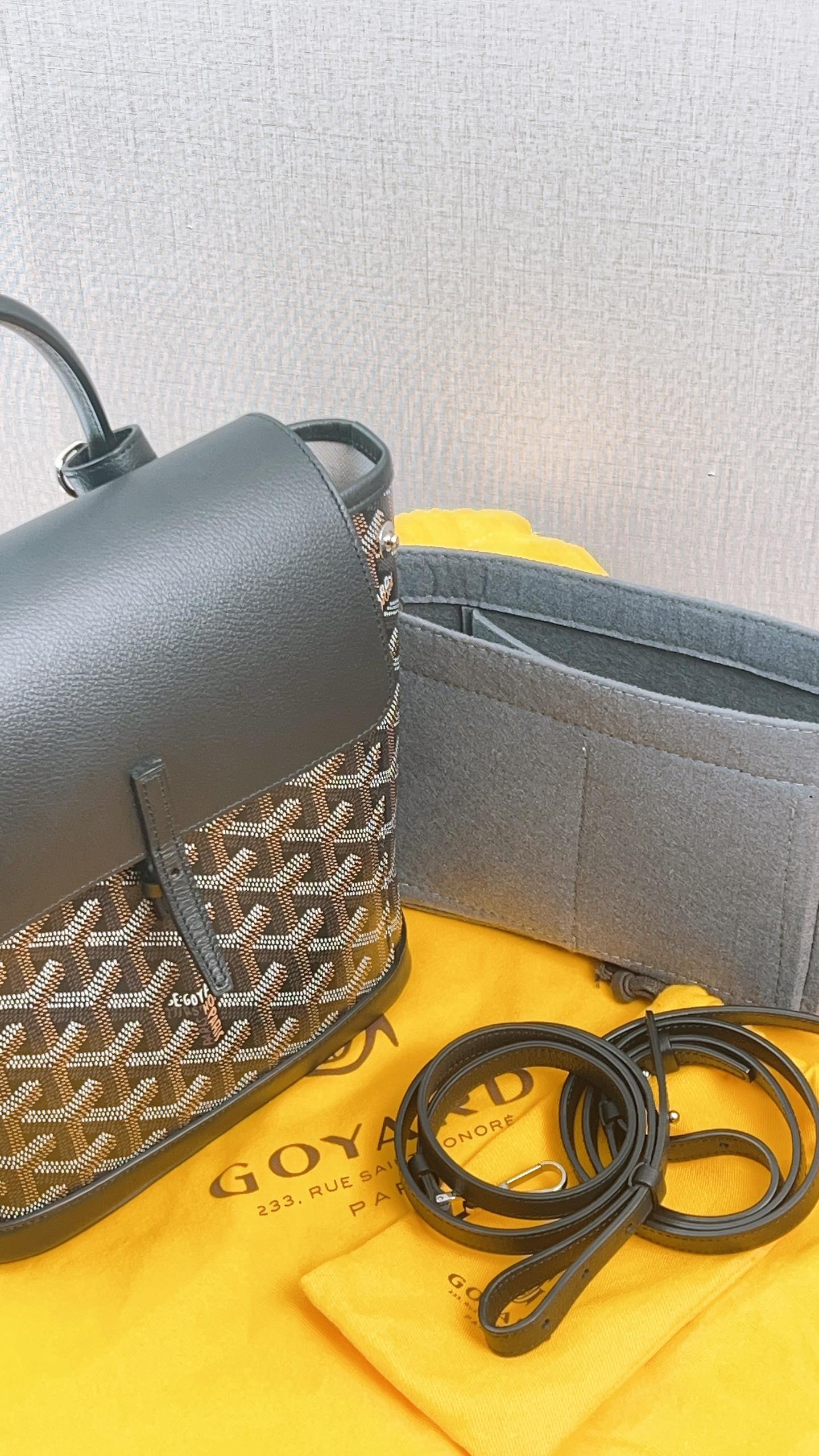Goyard Black Goyardine Alpin Mini Backpack