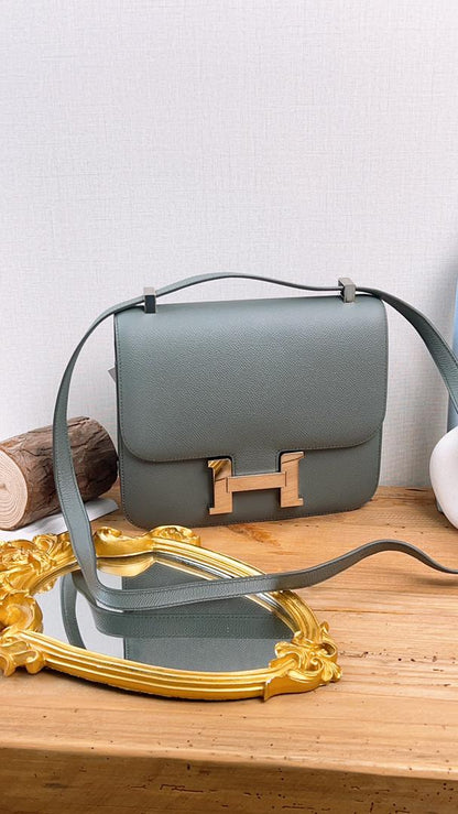Hermes Epsom Vert Amande C24 PHW