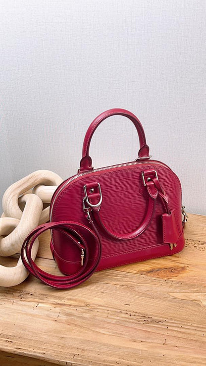 LV Rasberry Red Epi Alma BB (SHW)