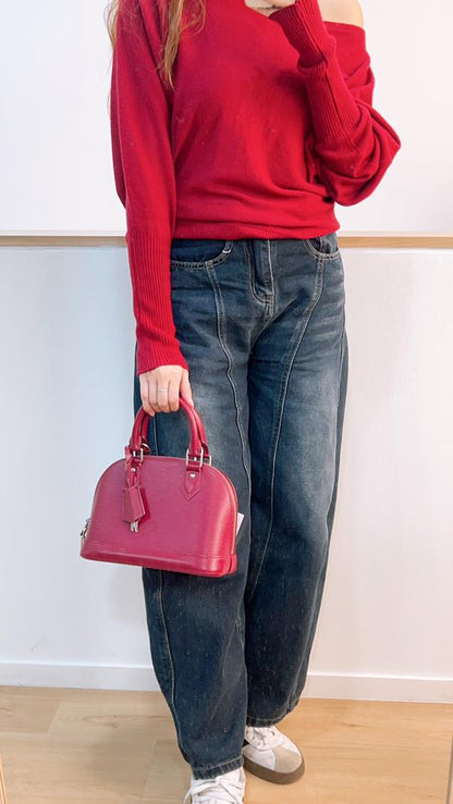 LV Rasberry Red Epi Alma BB (SHW)