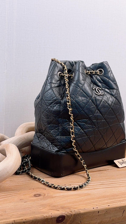 Chanel Black Medium Gabrielle Backpack