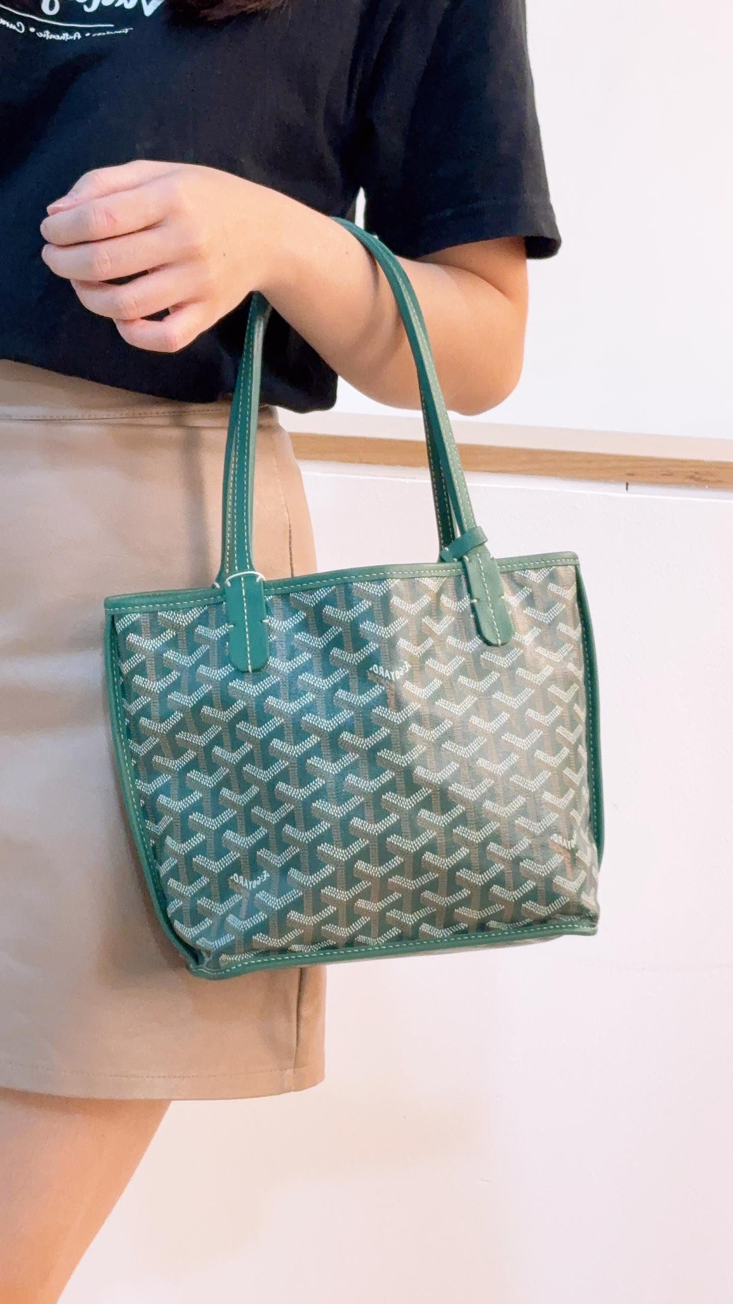 Goyard Green Mini Anjou