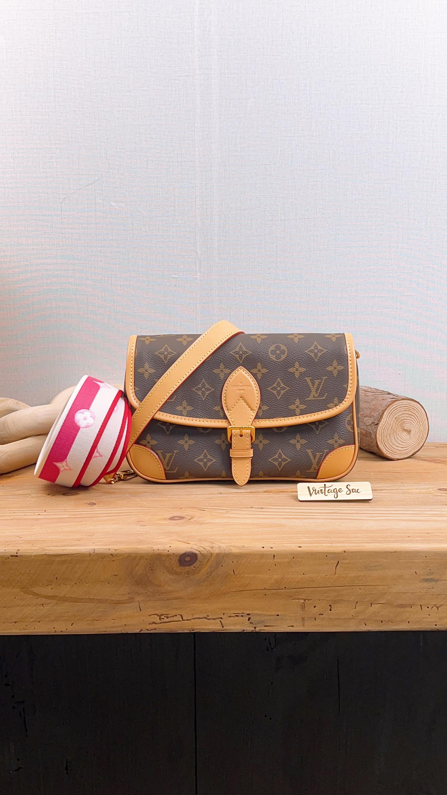 LV Monogram Fuchsia Diane