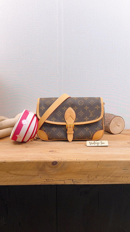 LV Monogram Fuchsia Diane