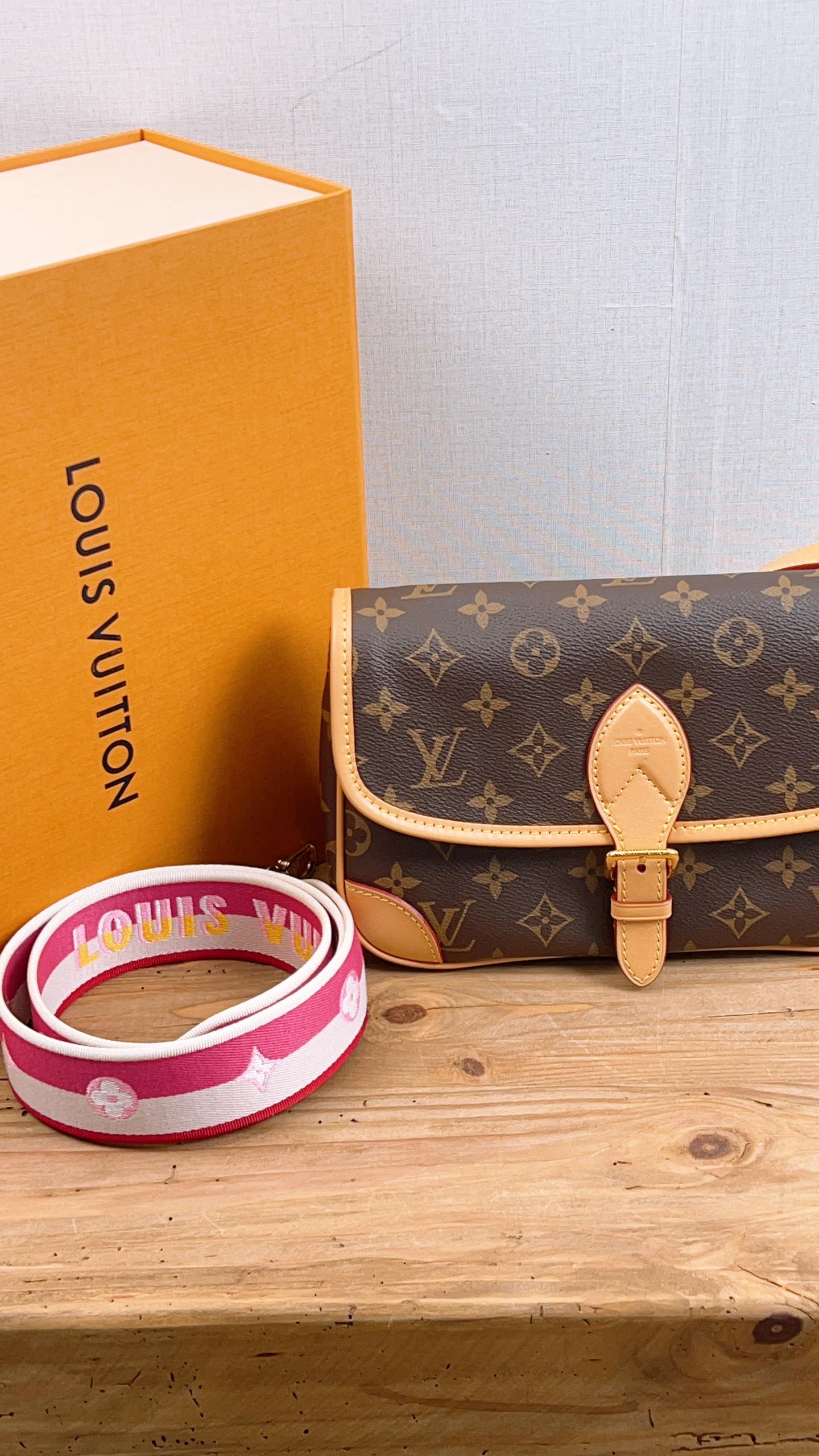 LV Monogram Fuchsia Diane
