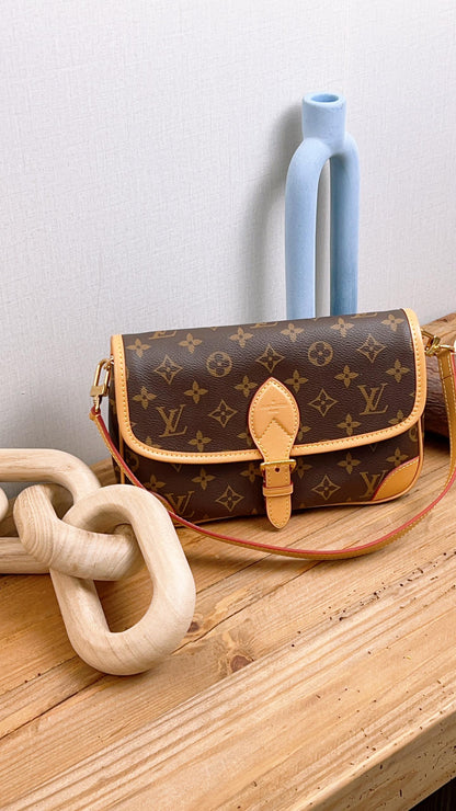 LV Monogram Fuchsia Diane