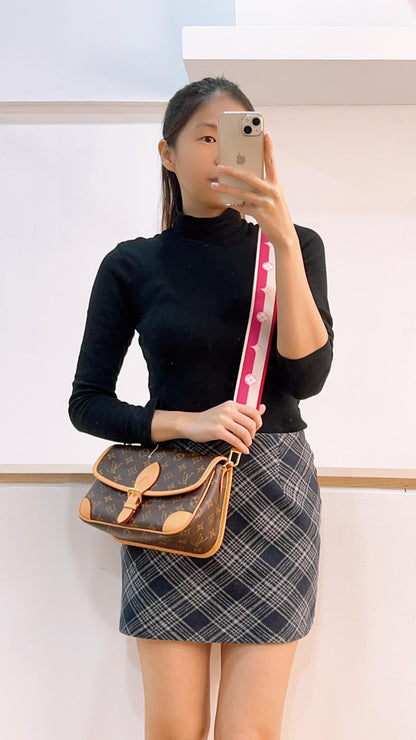 LV Monogram Fuchsia Diane
