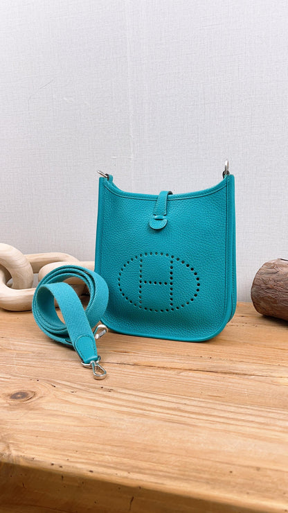 Hermes Vert Vertigo Mini Evelyne (PHW)