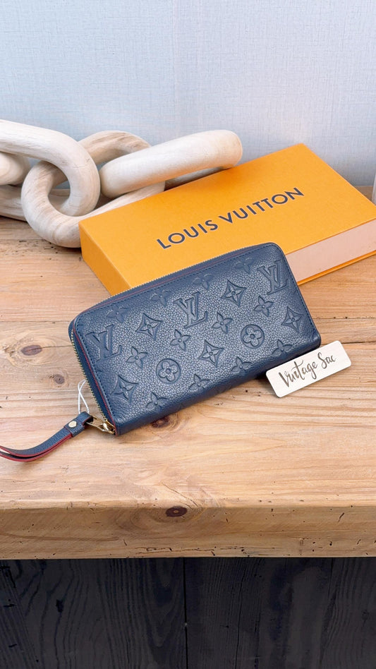 LV Navy Empreinte Zippy Wallet