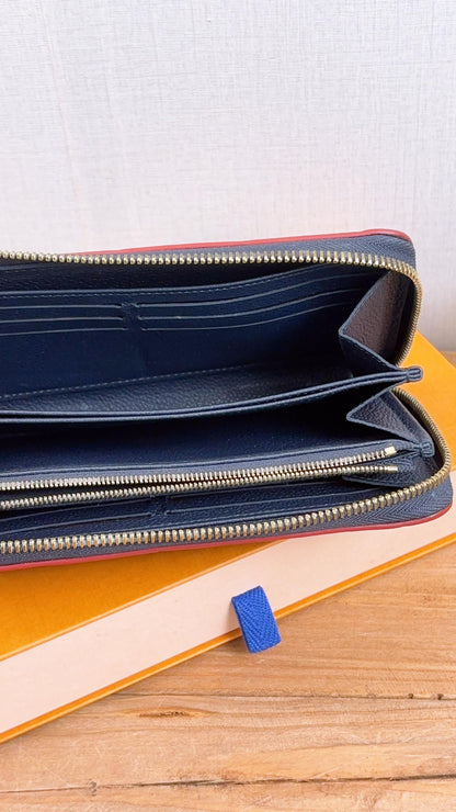 LV Navy Empreinte Zippy Wallet
