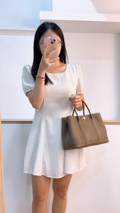 Hermes Etoupe Togo Garden Party 30 (PHW)