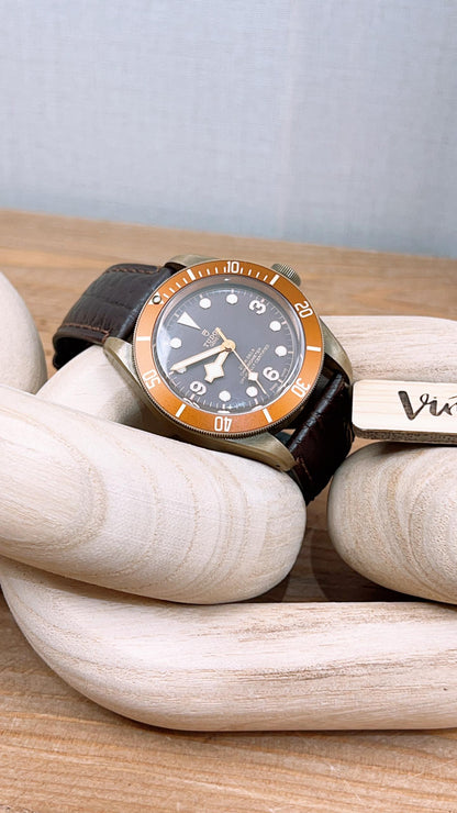 Tudor Brown Black Bay Bronze Auto Watch 43mm