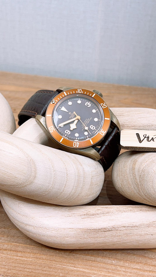 Tudor Brown Black Bay Bronze Auto Watch 43mm