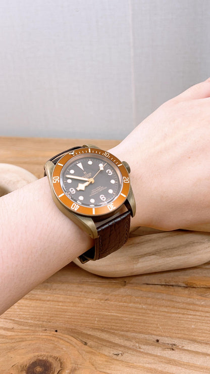 Tudor Brown Black Bay Bronze Auto Watch 43mm