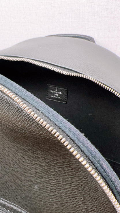 LV Black Taiga Alex Backpack