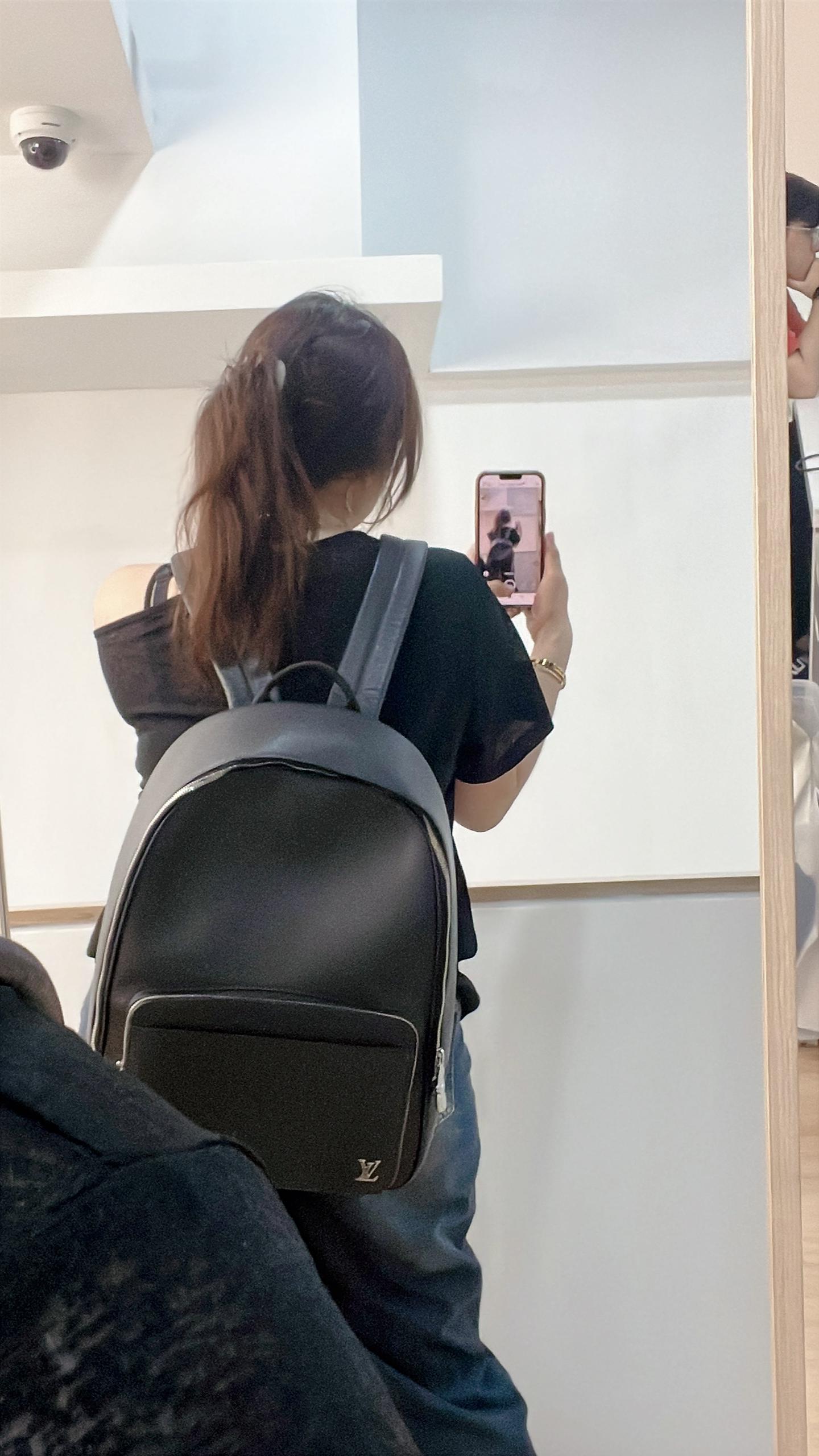 LV Black Taiga Alex Backpack