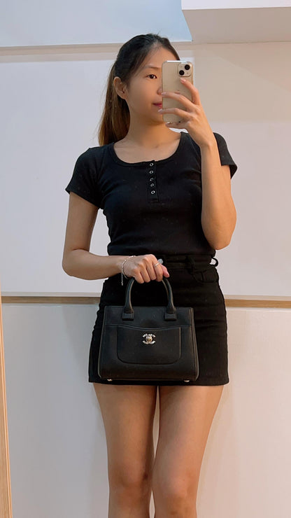 Chanel Black Neo Executive Mini